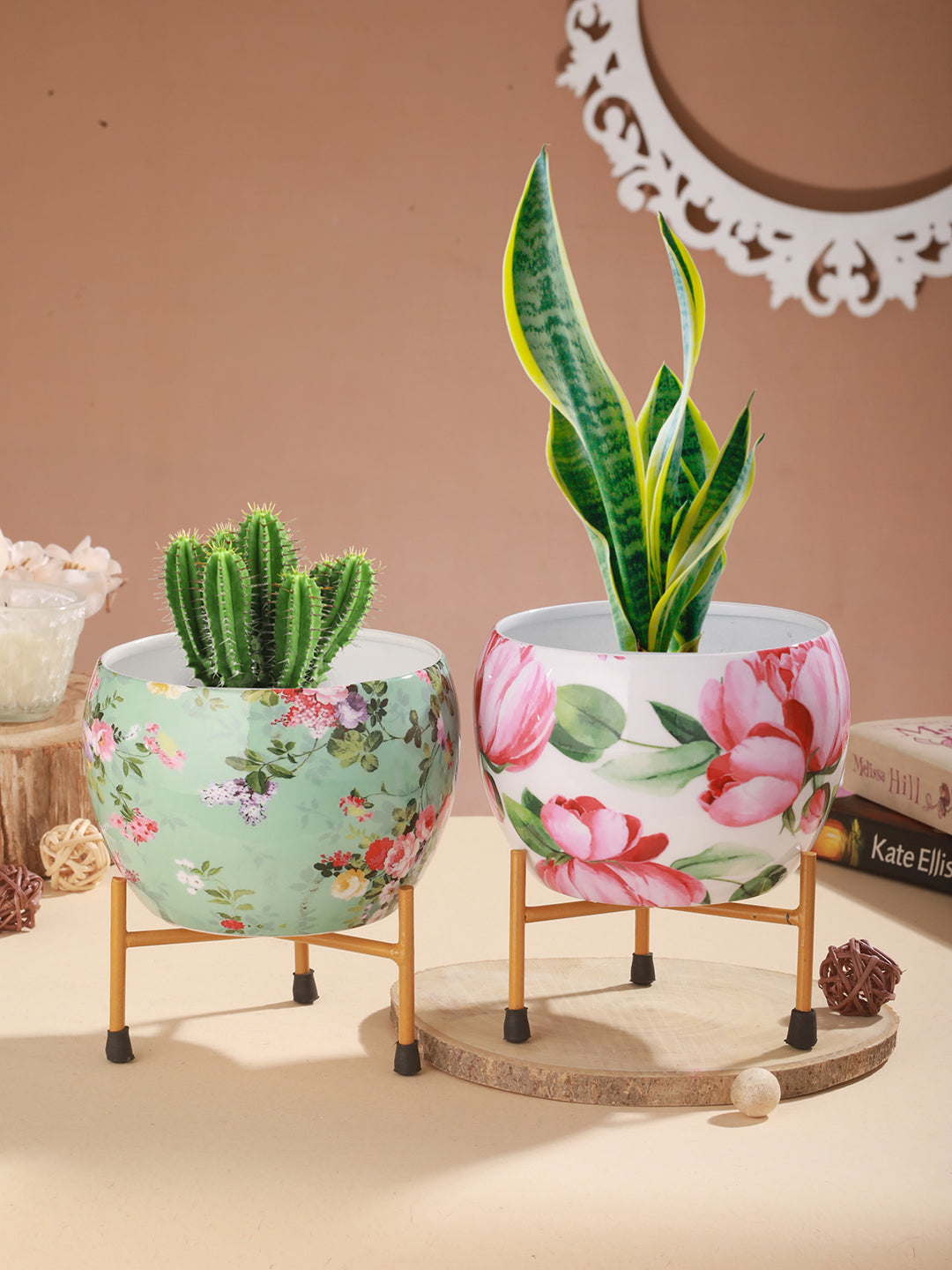 Bloomla Metal Planter - Set Of Two