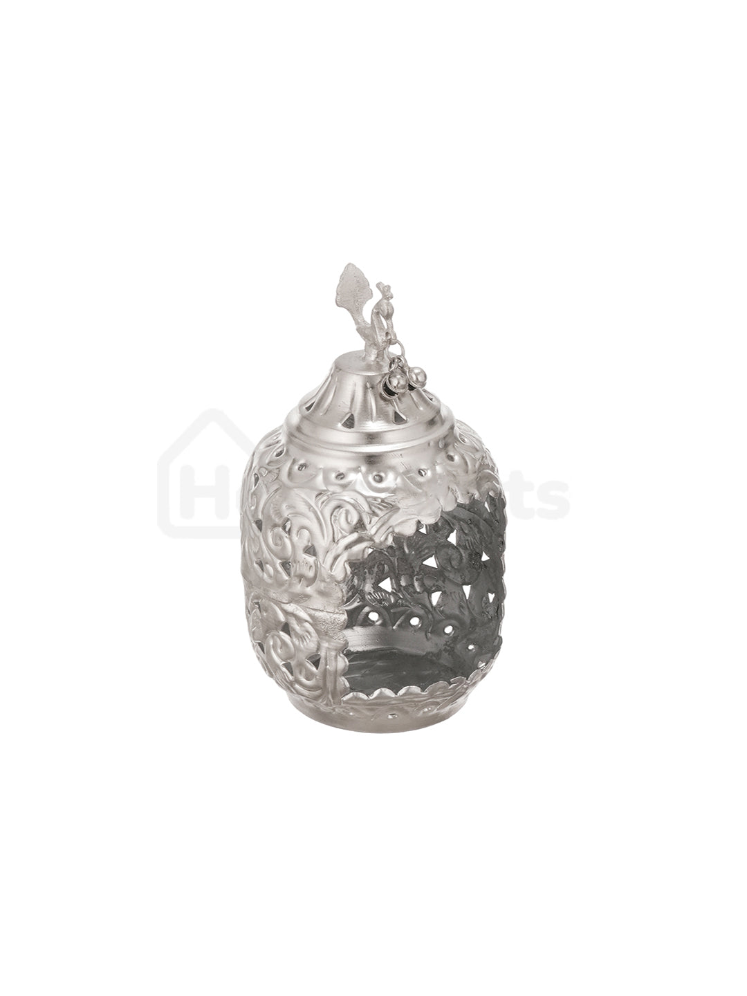 DivineNest Antique Silver Diya