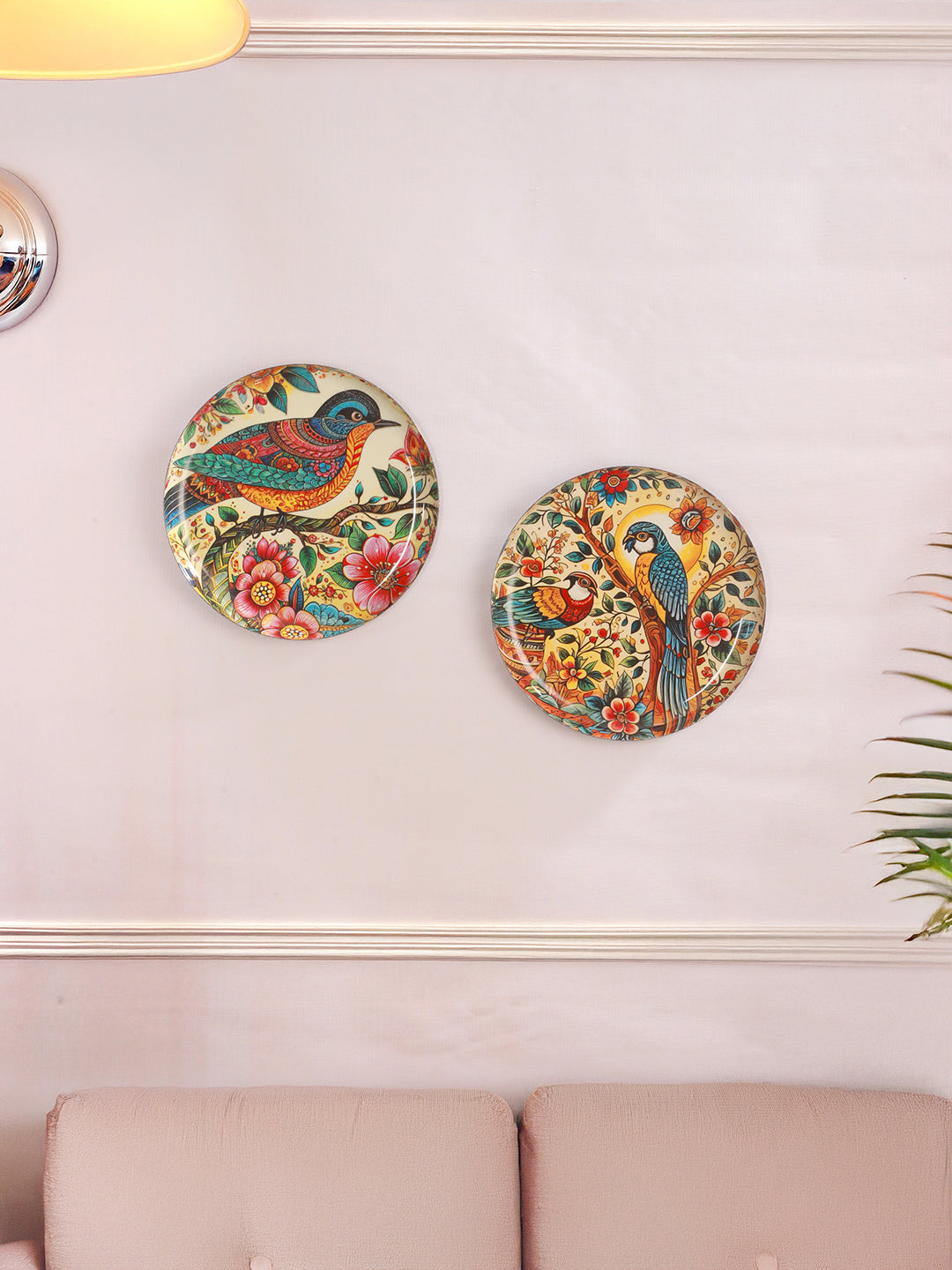 Feathered Friends Wall Plate-10 inches