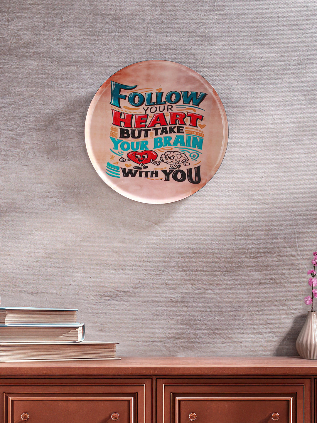 Follow Your Heart Wall Décor -10 inches