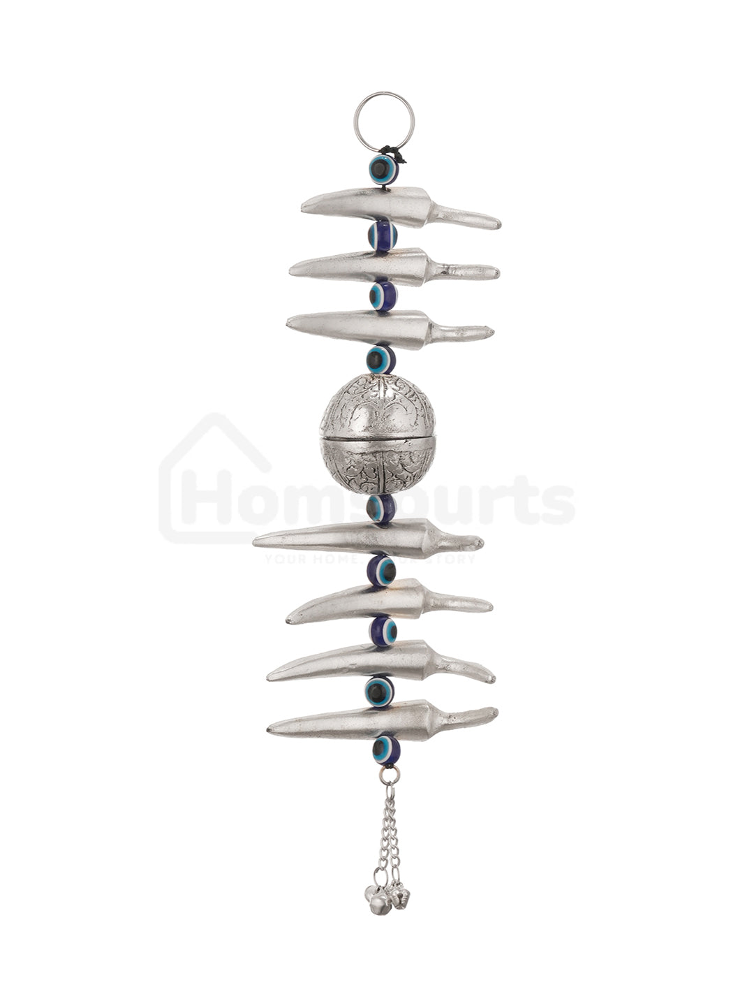 Handcrafted German Silver Traditional Evil Eye (set of 2)