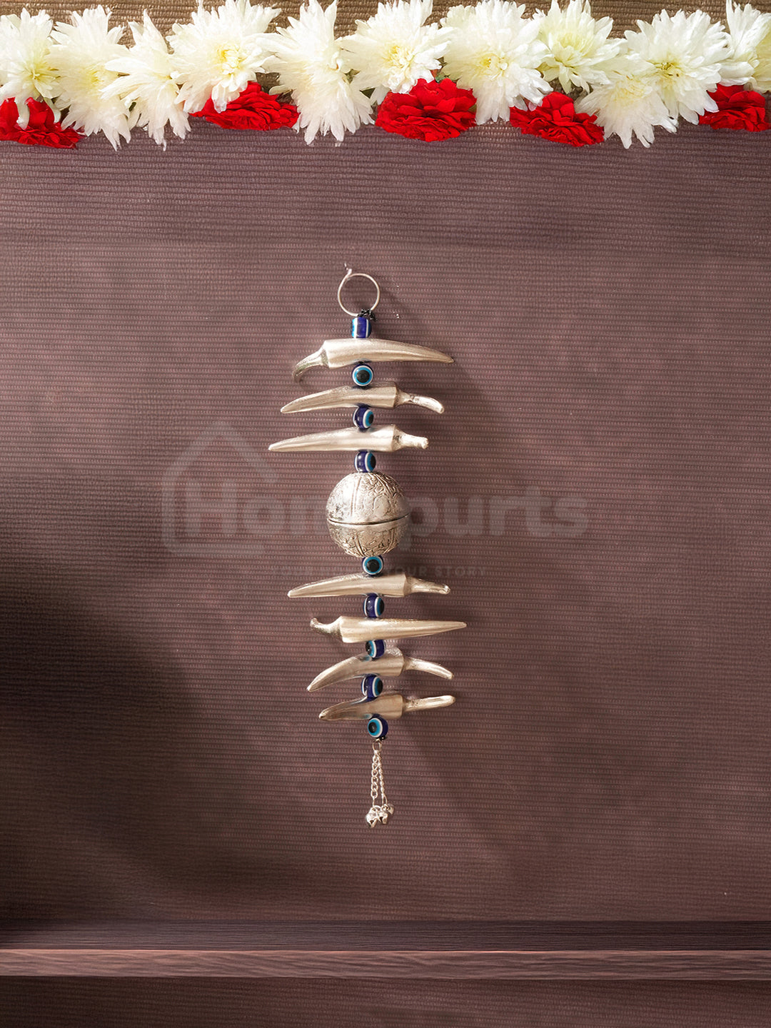 Handcrafted German Silver Traditional Evil Eye (set of 2)
