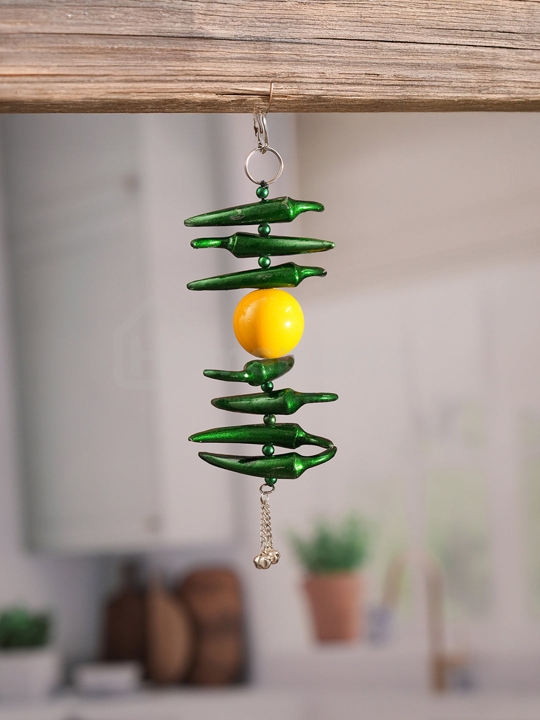 Vintage Lemon Chili Door Hanging for Evil Eye