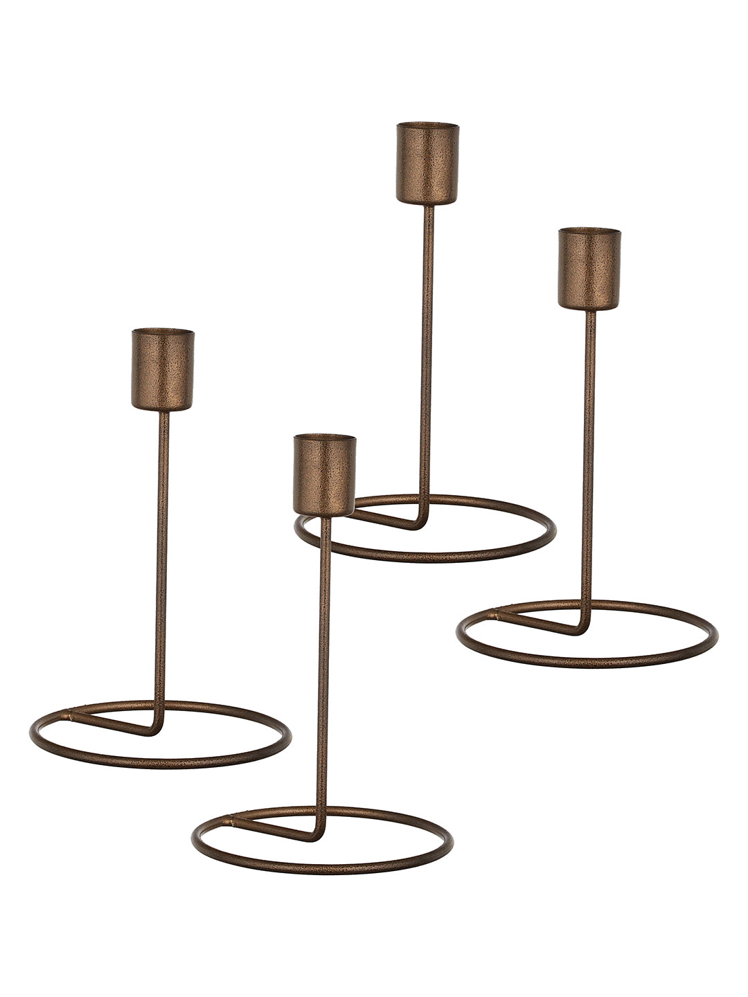 Crafted Gleam Tea Light Candle Holder - Set of 4