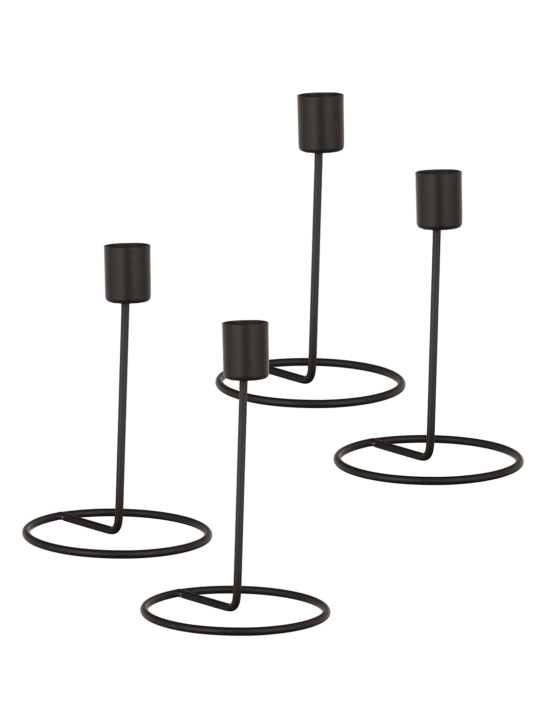 Crafted Gleam Tea Light Candle Holder - Set of 4