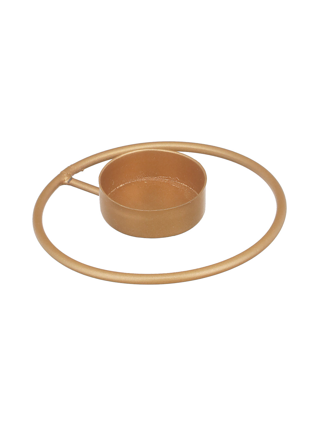 Rustic Radiance Tea Light Candle Holder - Set of 4