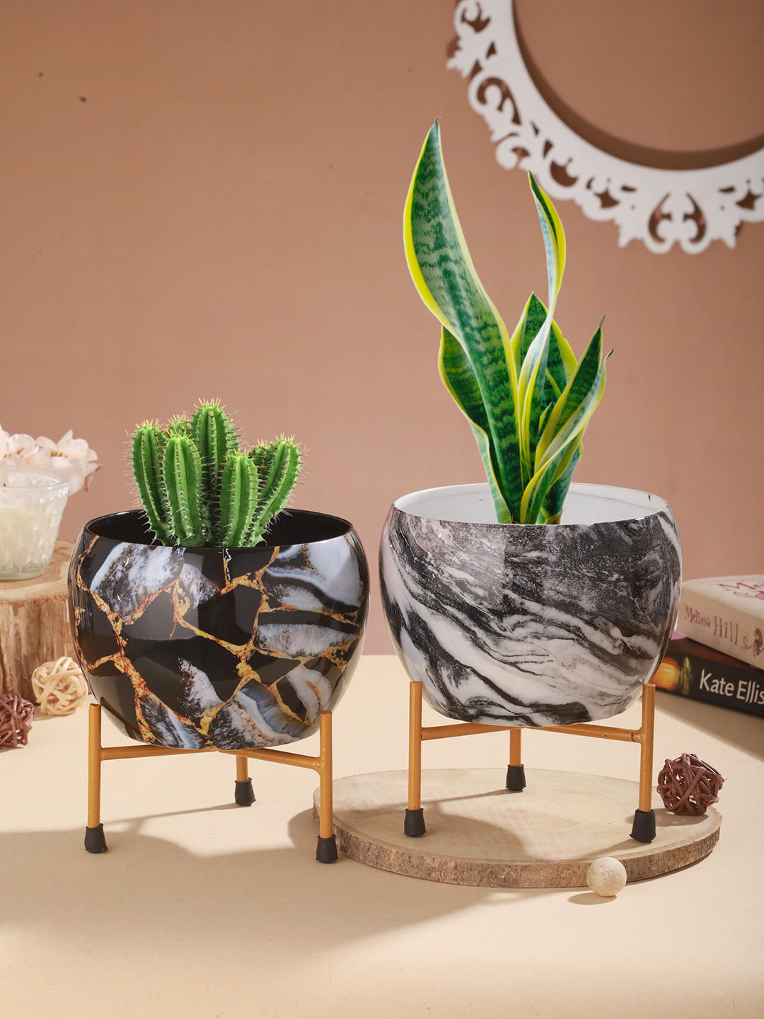 Starry Silk Planter - Set Of Two