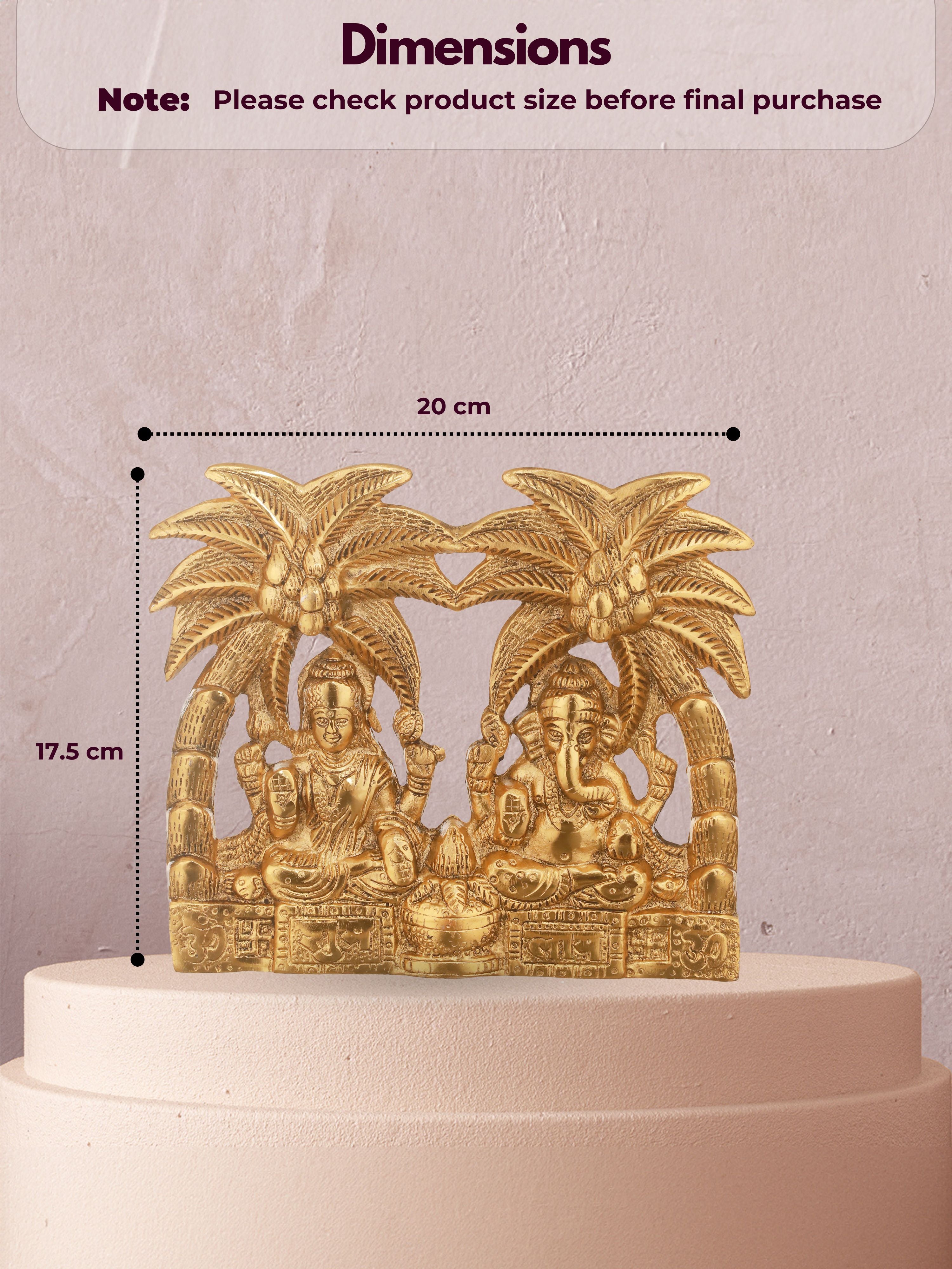 Divine Pair - Laxmi Ganesha Figurine