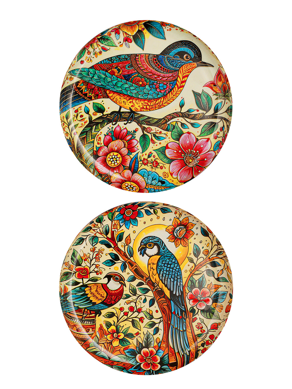 Feathered Friends Wall  Plate-10 inches