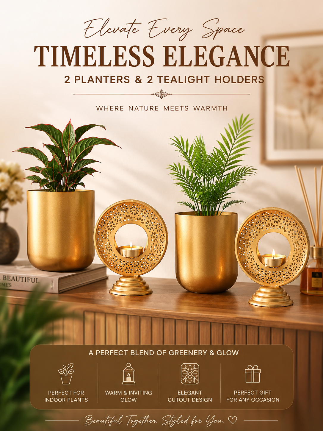 Luxe Golden Styling Set