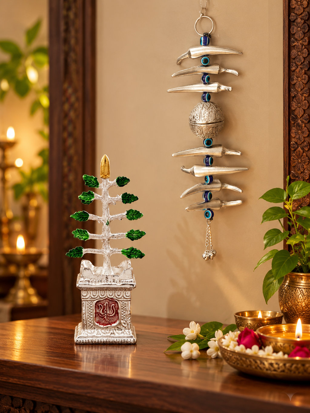 Vastu Shree Tulsi & Nazar Suraksha Décor Set