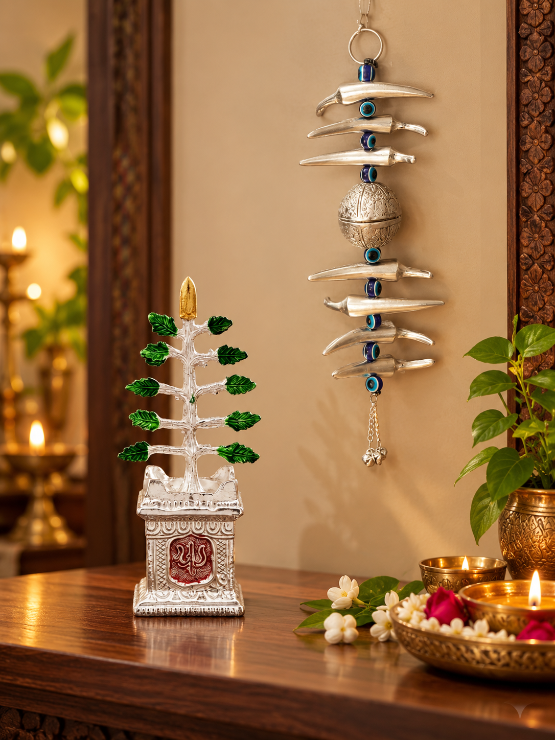 Vastu Shree Tulsi & Nazar Suraksha Décor Set