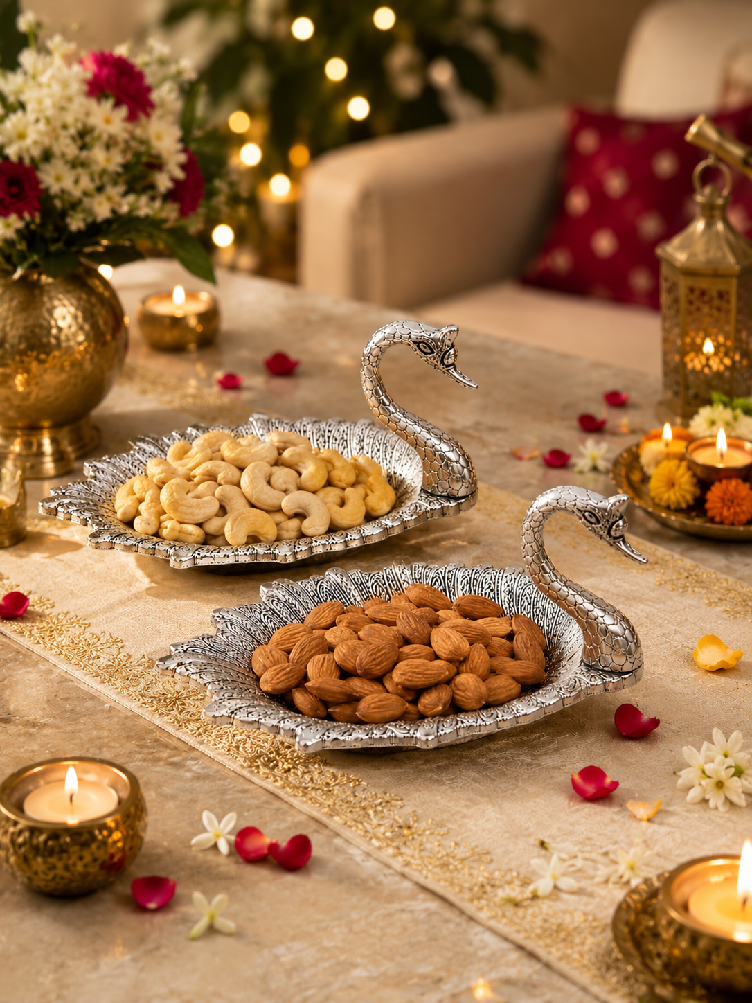 Luxury Swan Serving Trays