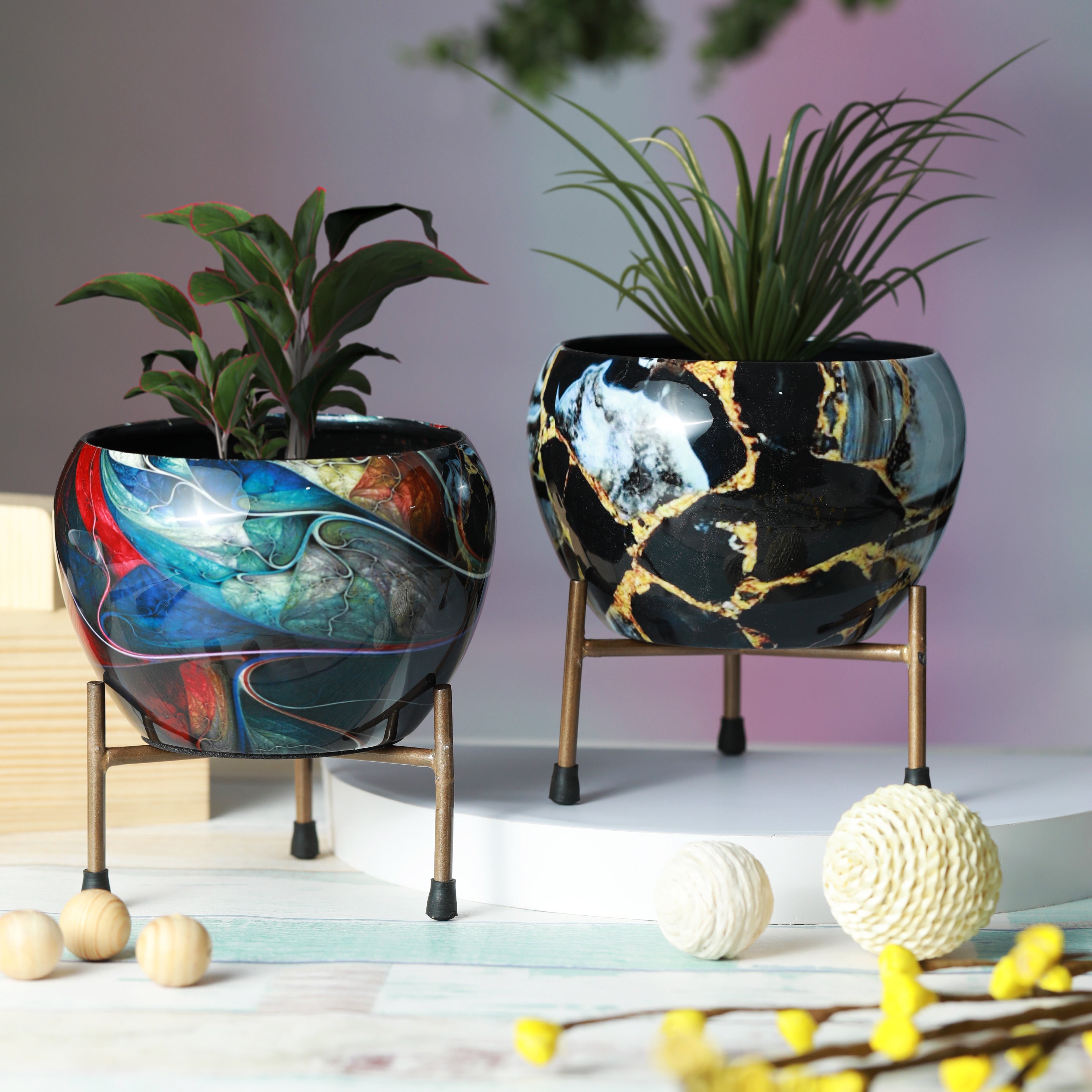 Paradise Finesse Planter - Set Of Two