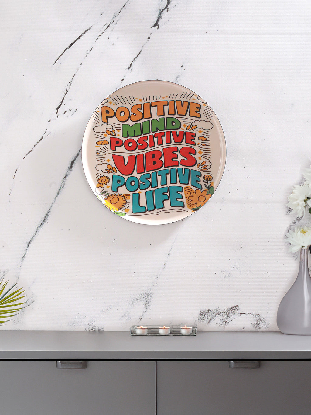 Positive Vibes Wall Décor -10 inches