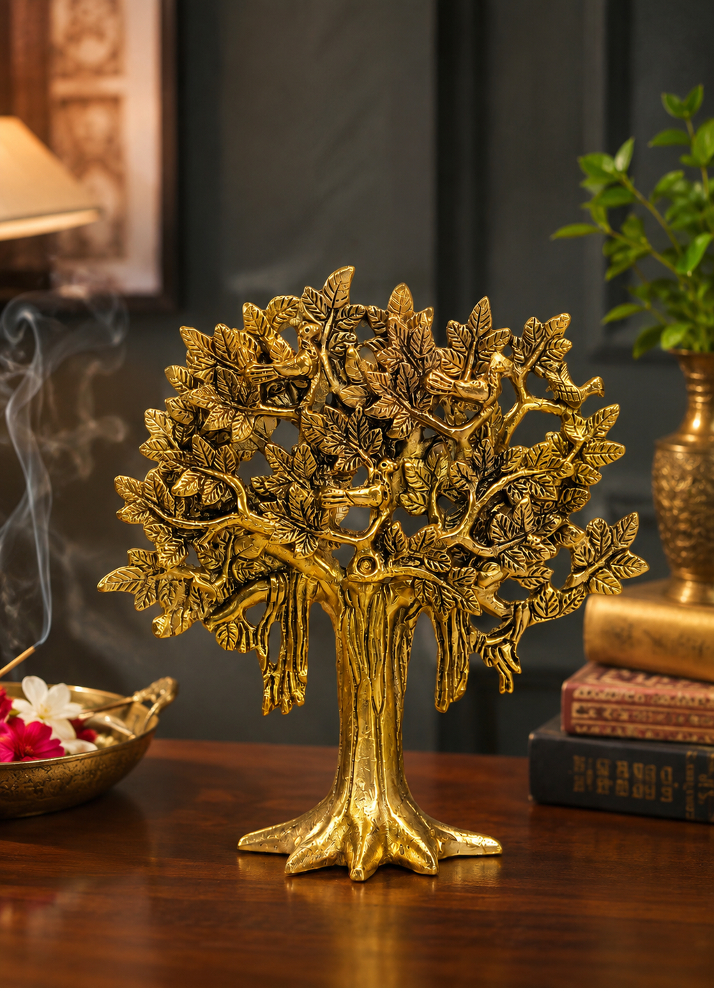 Shree Samriddhi Golden Tree & Tortoise Set - Image 4