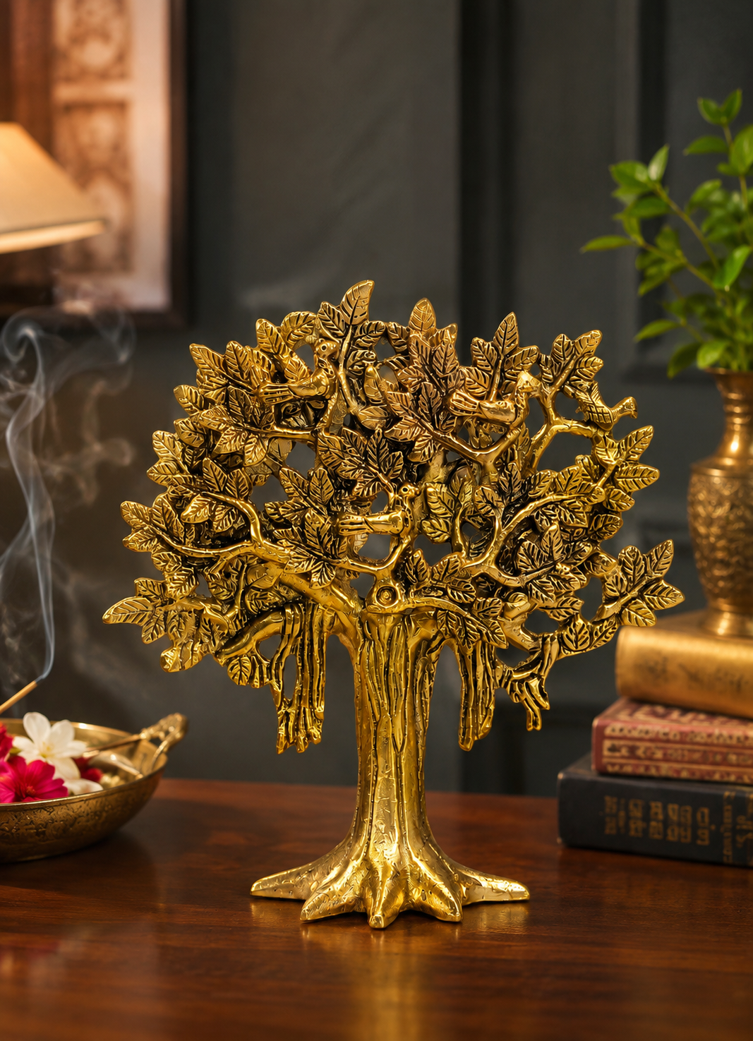 Shree Samriddhi Golden Tree & Tortoise Set - Image 4