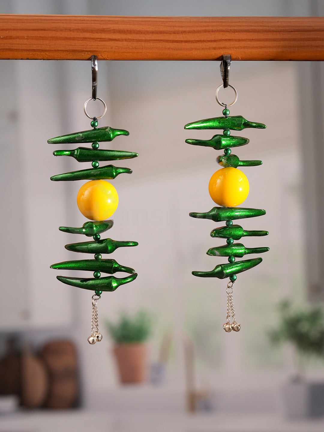 Vintage Lemon Chili Door Hanging for Evil Eye