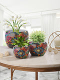 Elitta Ethnic Handcrafted Planter - Set Of Three
