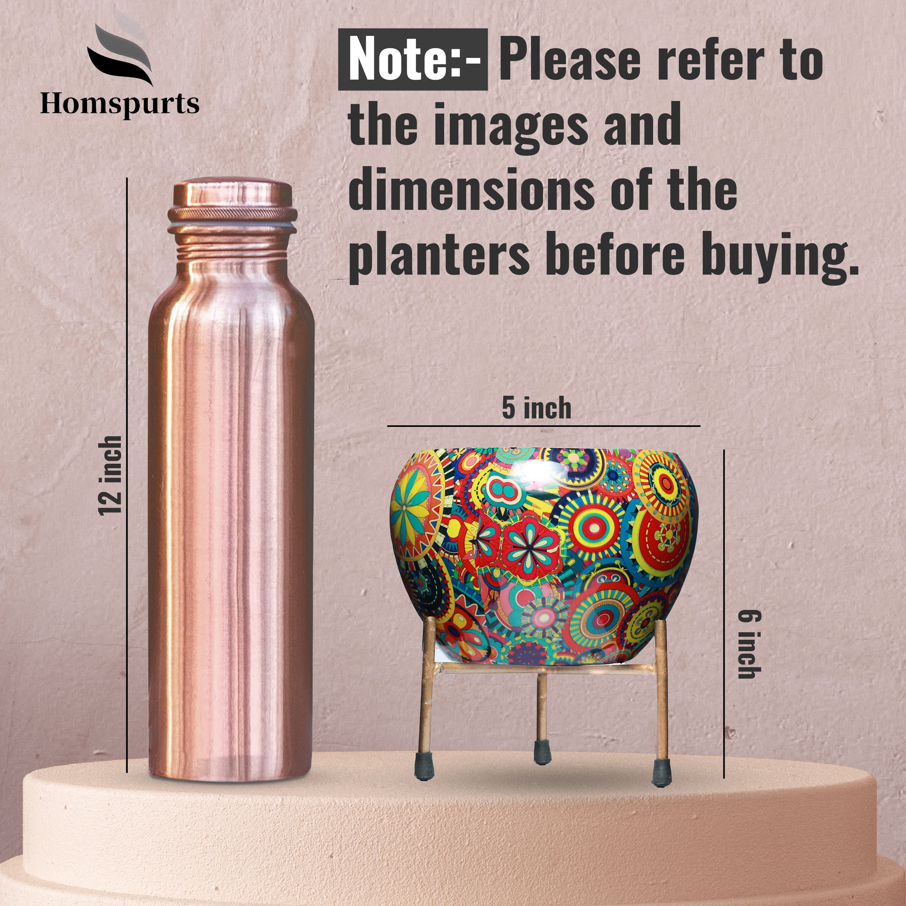 Royale Ethnic Handcrafted Planter With Stand