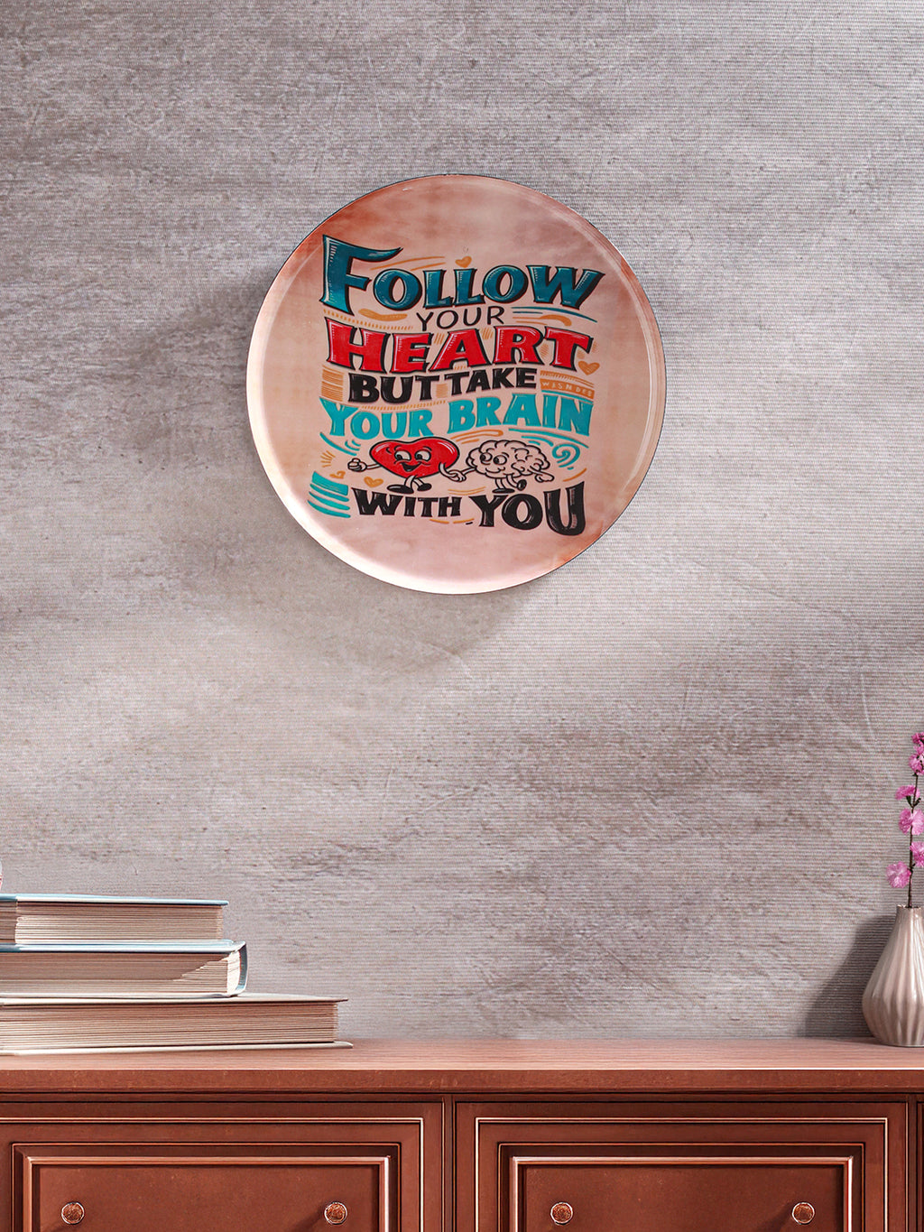 Follow Your Heart Wall Décor -10 inches