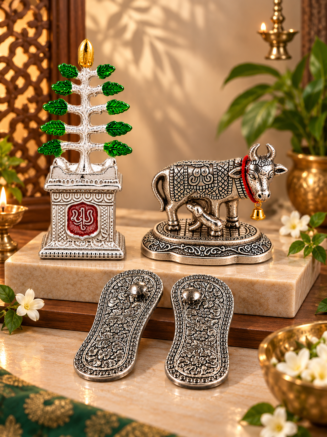 Divya Gau–Tulsi–Charan Heritage Set - Image 3