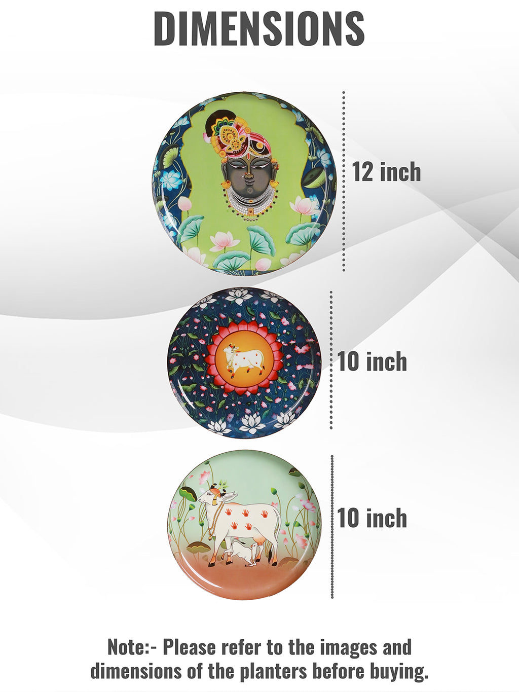 Pichwai Wall Plates