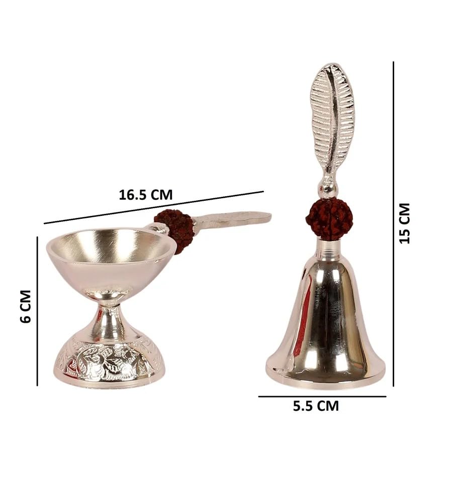 Sacred Aura Bell & Diya Combo