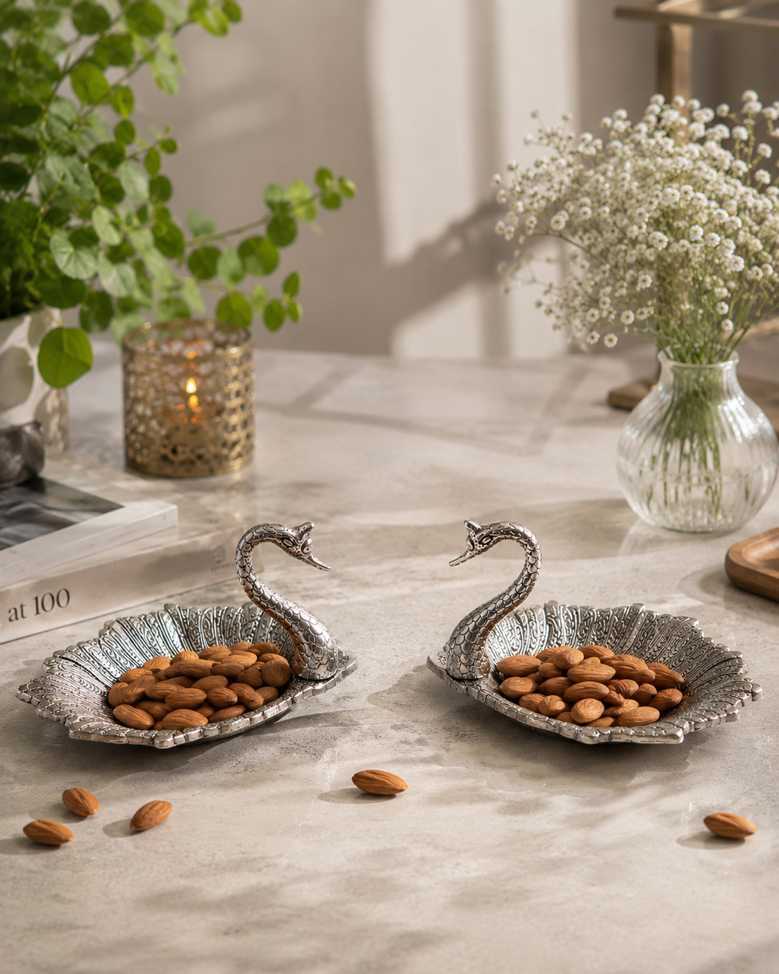 Luxury Swan Serving Trays