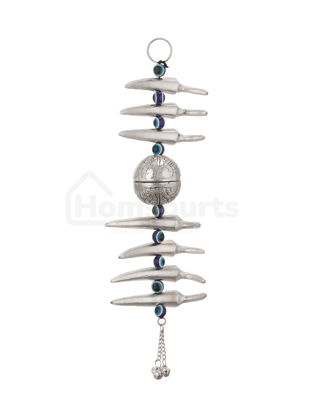 Handcrafted German Silver Traditional Evil Eye (set of 2)