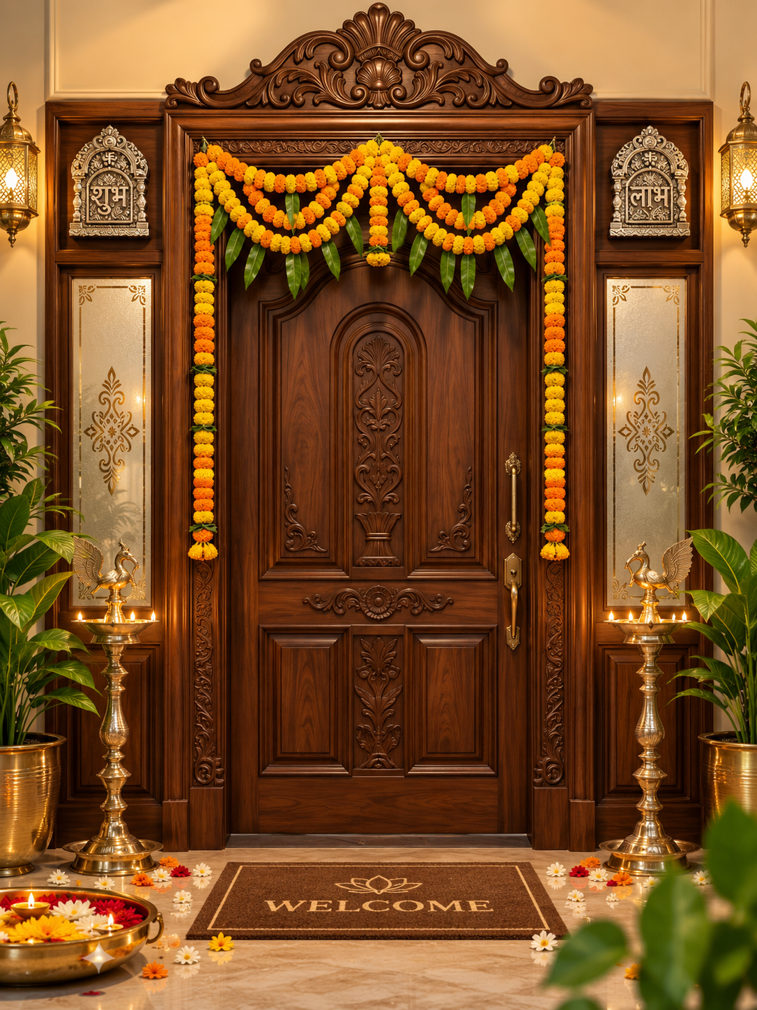 Shubh Labh Heritage Wall Décor Pair - Image 5