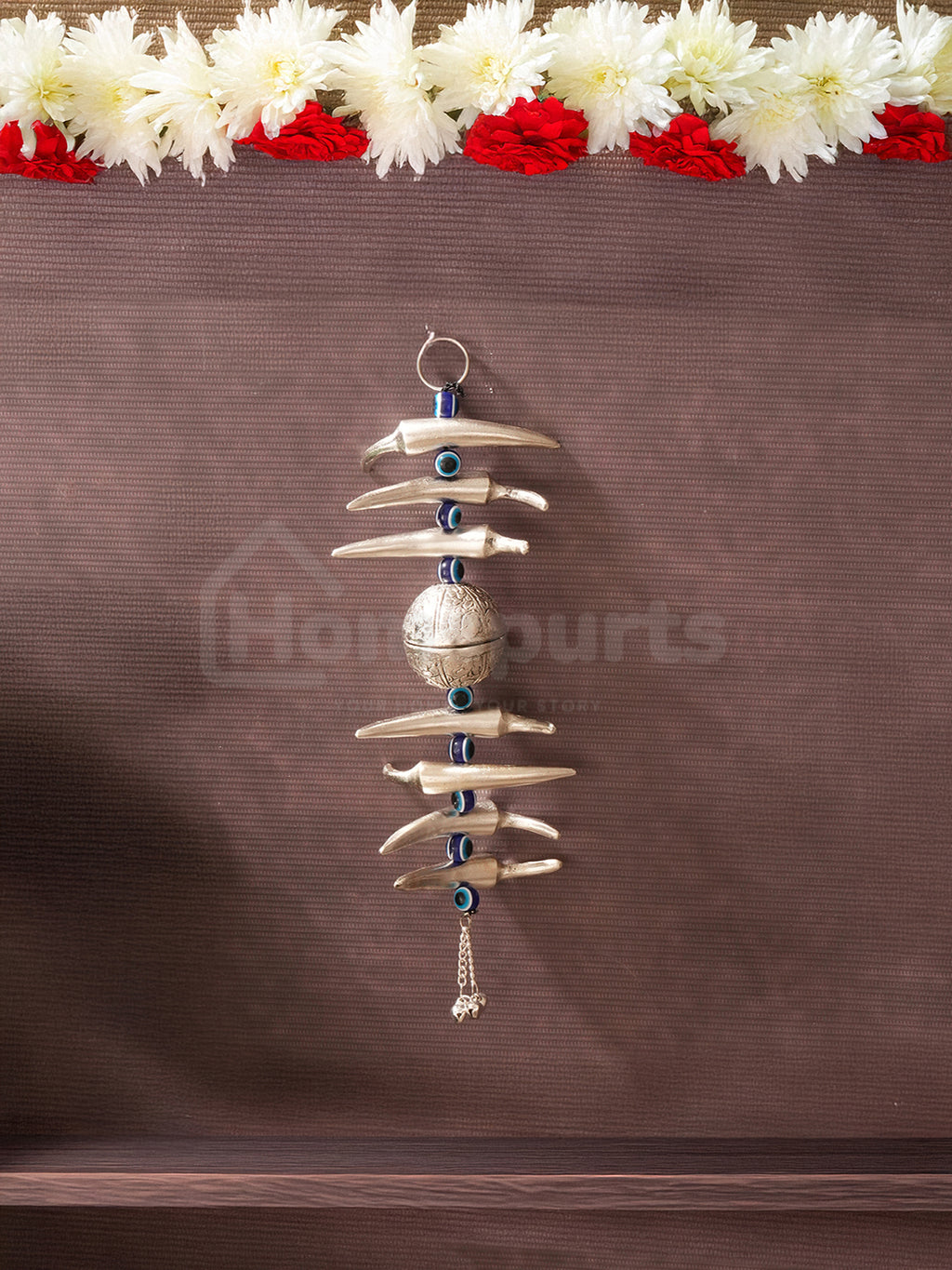 Handcrafted German Silver Traditional Evil Eye (set of 2)