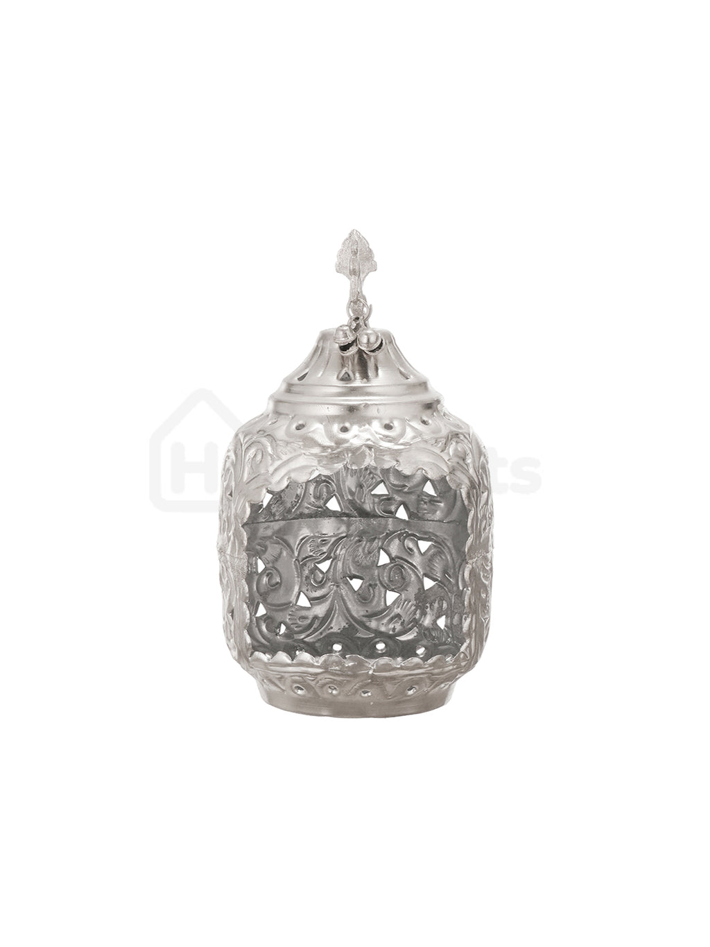 DivineNest Antique Silver Diya