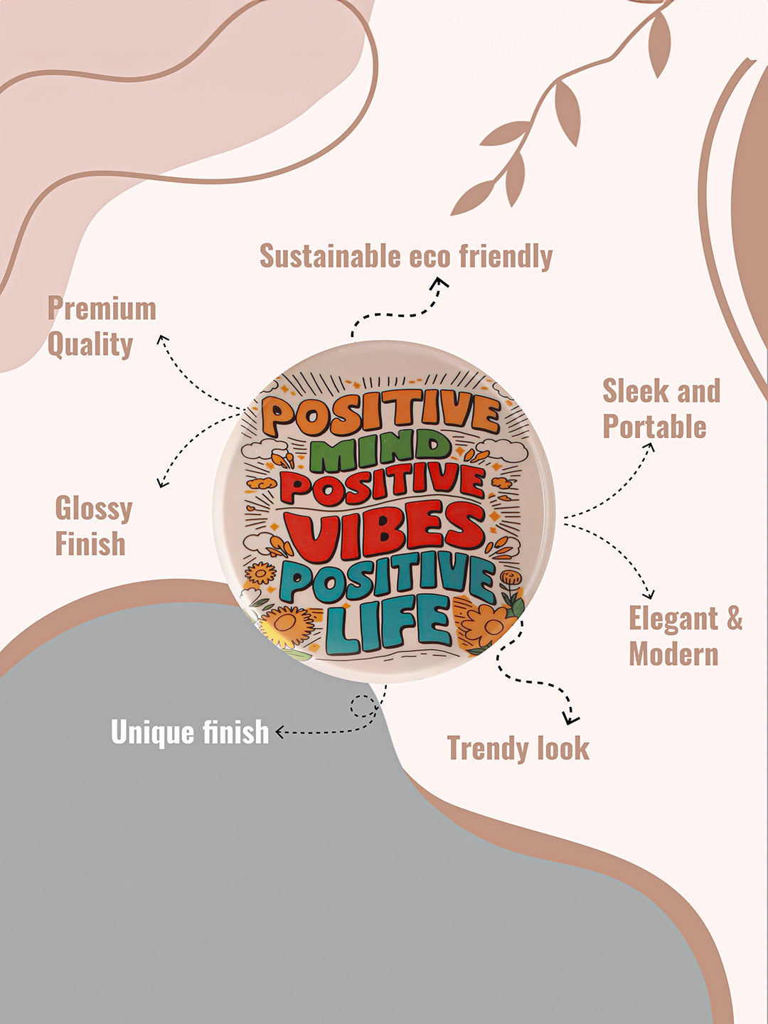Positive Vibes Wall Décor -10 inches