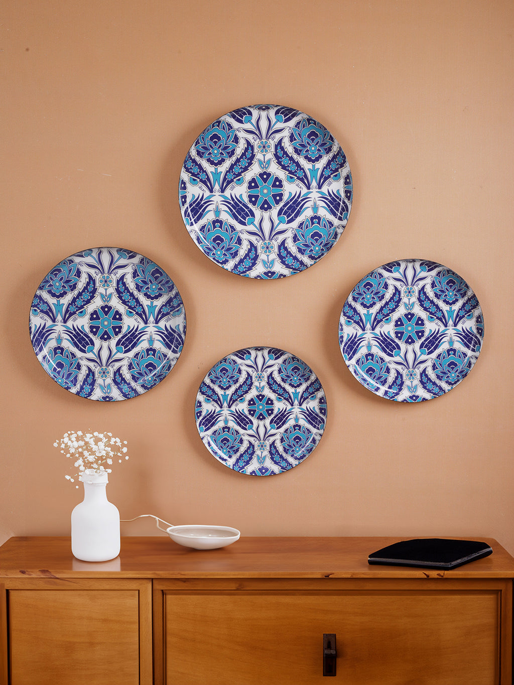 Turkish Indigo Wall plates