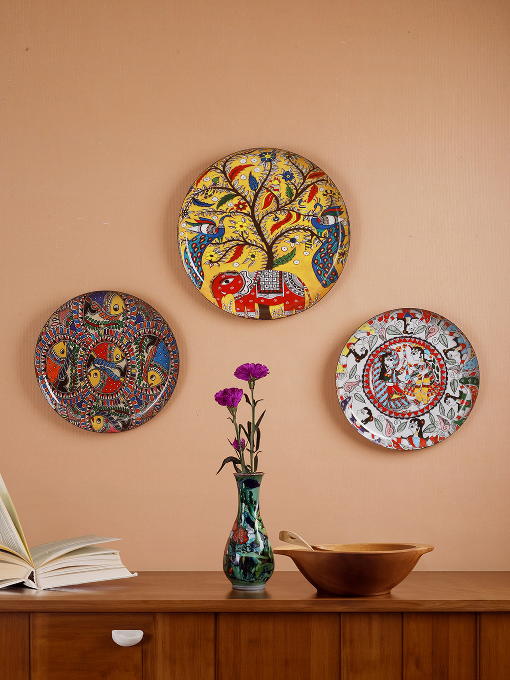 Madhubani Iron Wall Art