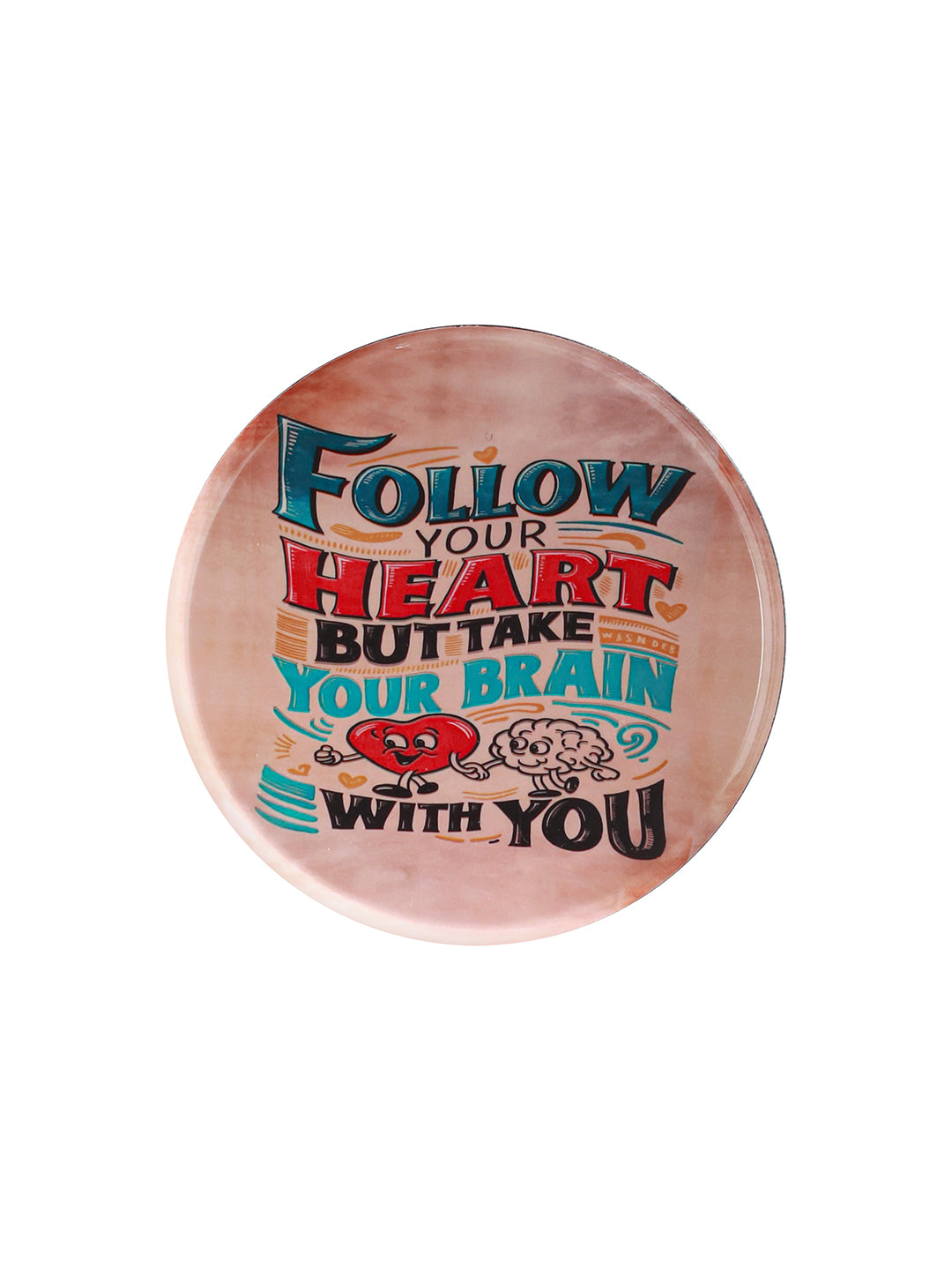 Follow Your Heart Wall Décor -10 inches