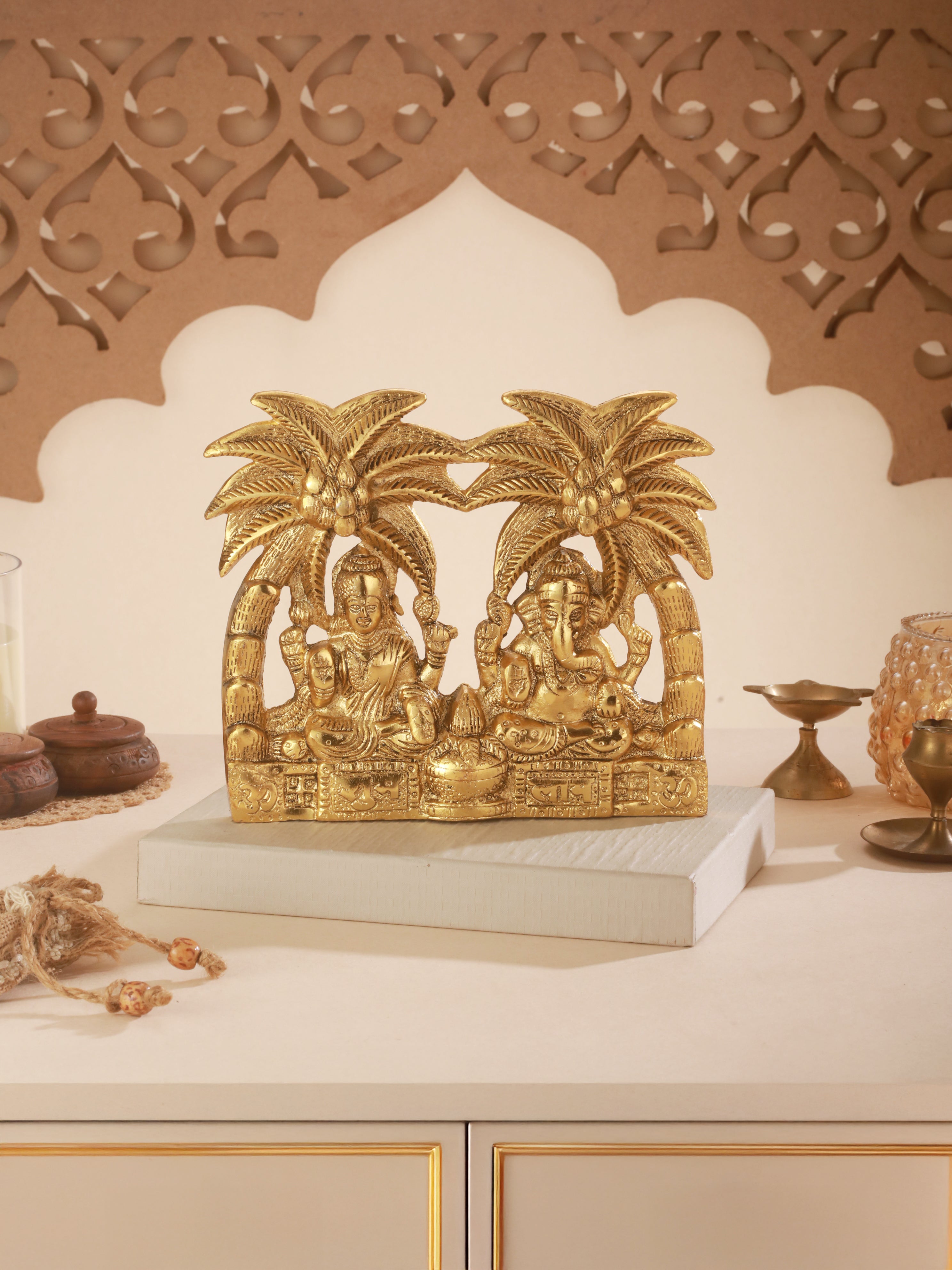 Divine Pair - Laxmi Ganesha Figurine