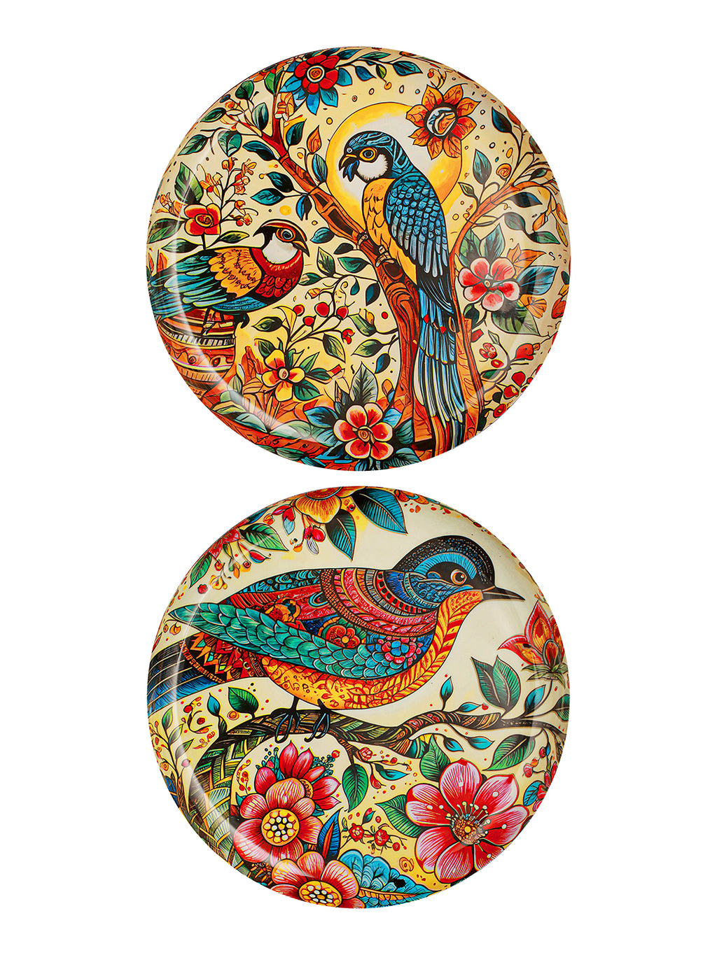 Feathered Friends Wall  Plate-10 inches