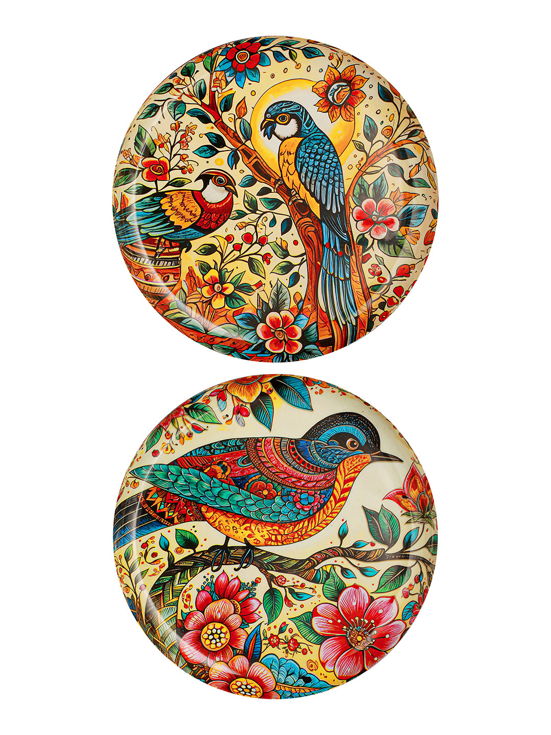 Feathered Friends Wall  Plate-10 inches
