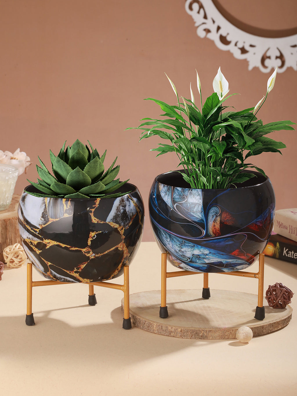 Paradise Finesse Planter - Set Of Two