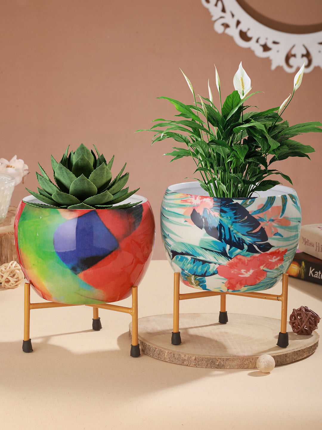 Wilma Glow Planter - Set Of Two