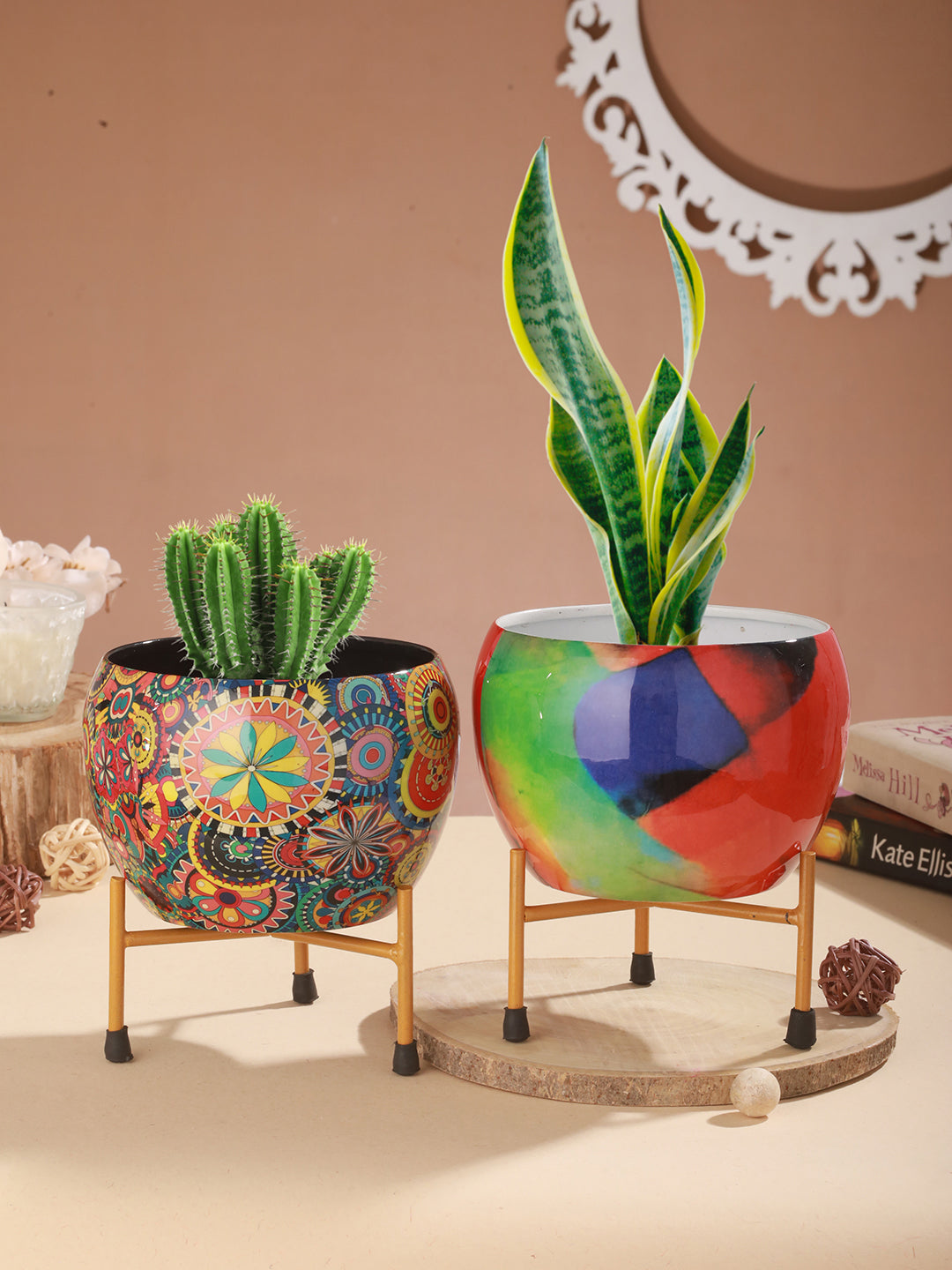 Royale Ethnic Handcrafted Planter With Stand