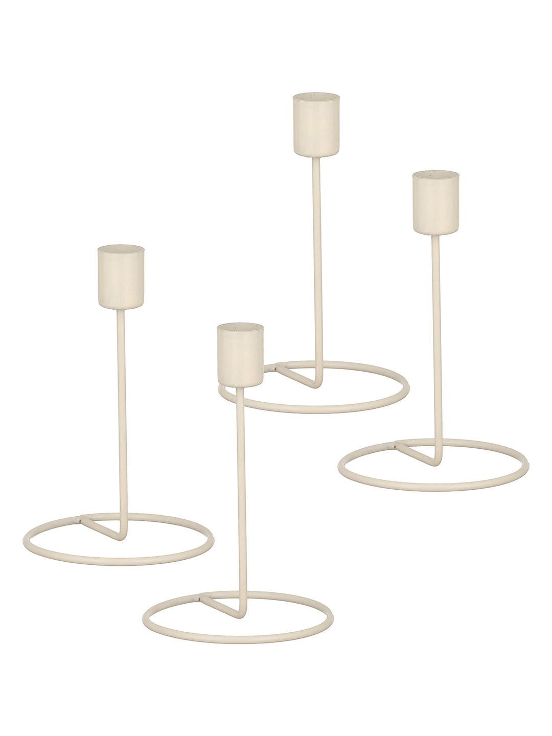 Crafted Gleam Tea Light Candle Holder - Set of 4