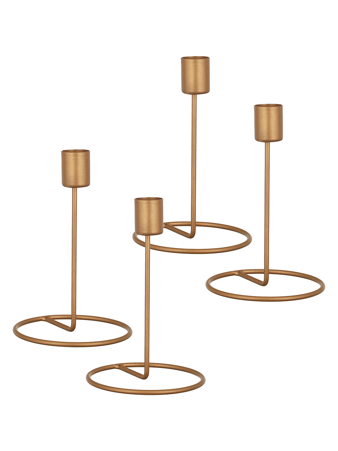 Crafted Gleam Tea Light Candle Holder - Set of 4