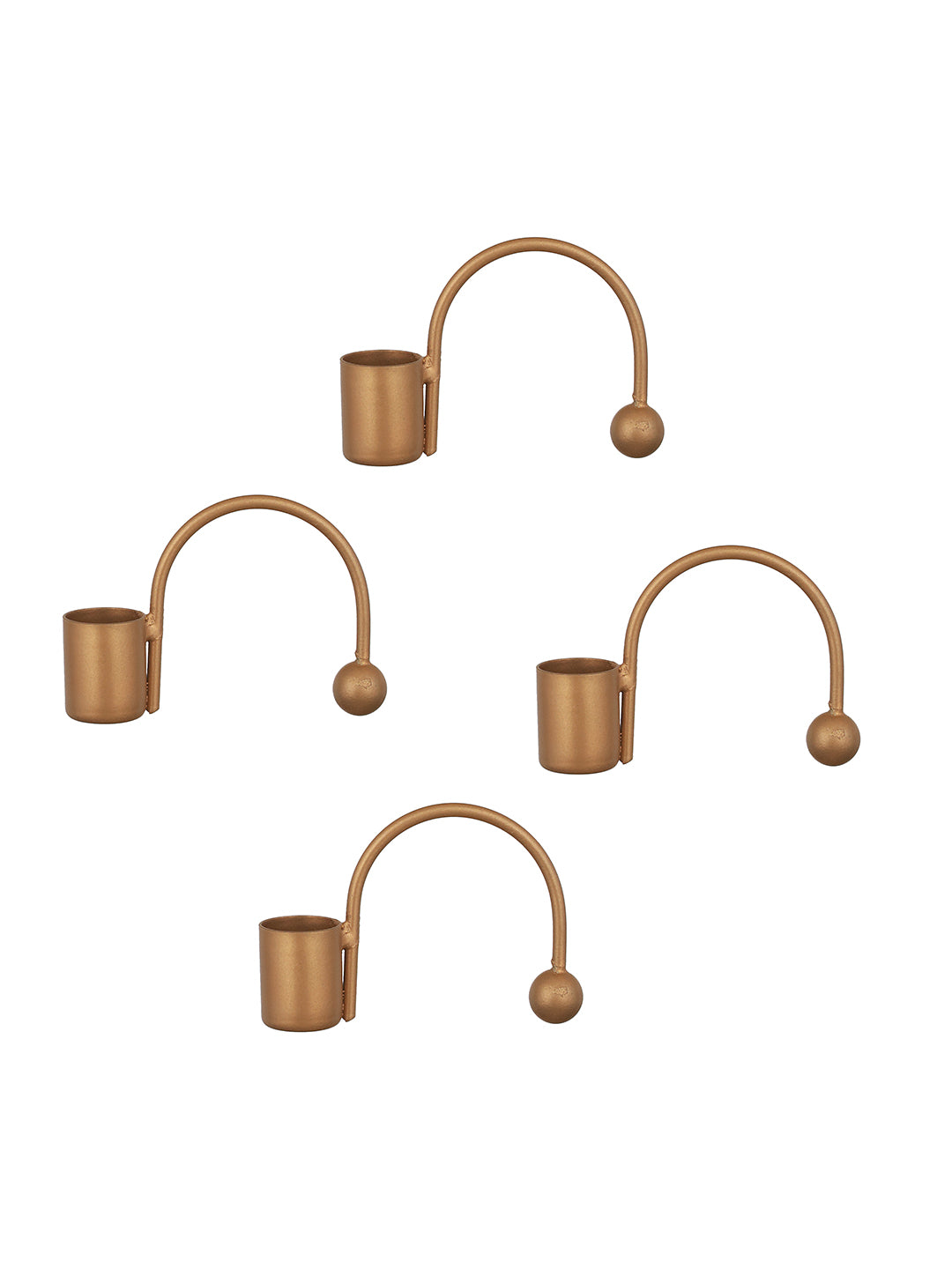 Aura Lights Tea Light Candle Holder - Set of 4