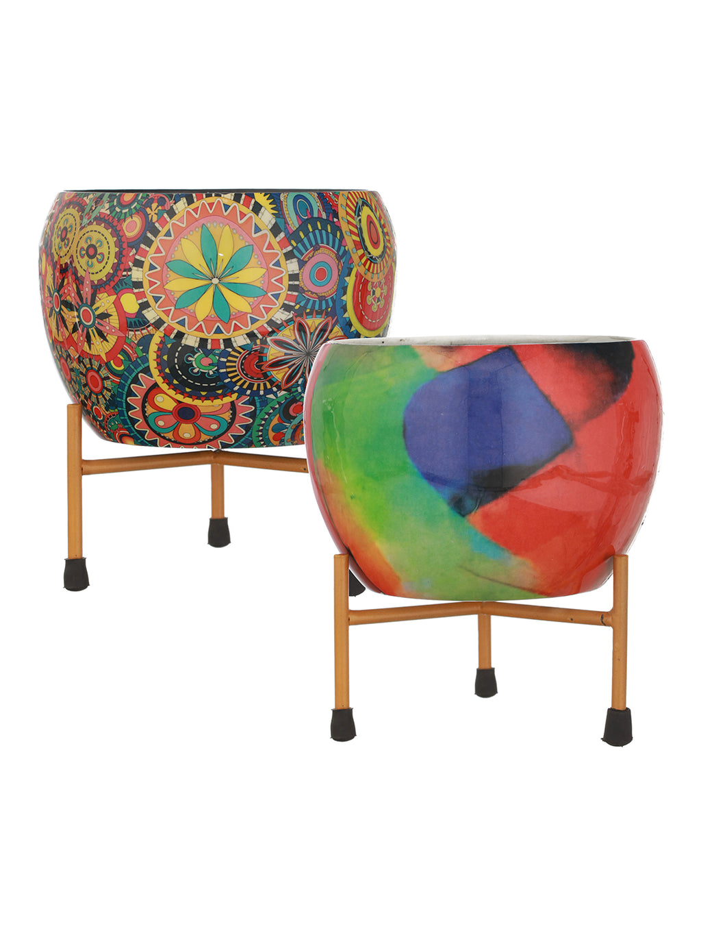 Royale Ethnic Handcrafted Planter With Stand