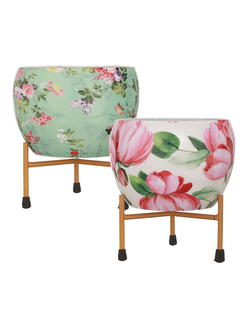 Bloomla Metal Planter - Set Of Two