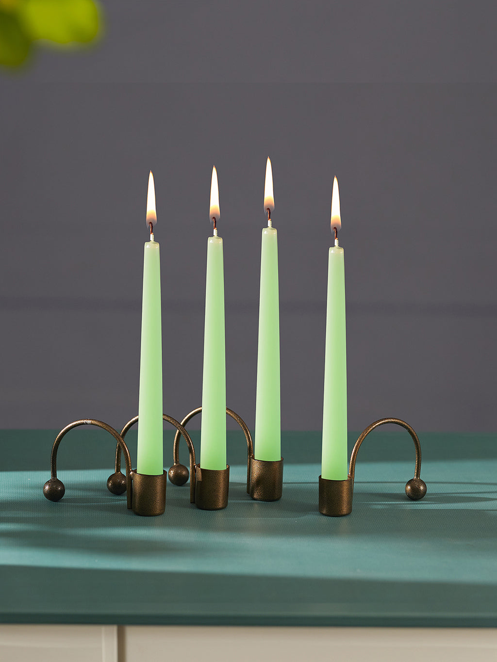 Aura Lights Tea Light Candle Holder - Set of 4