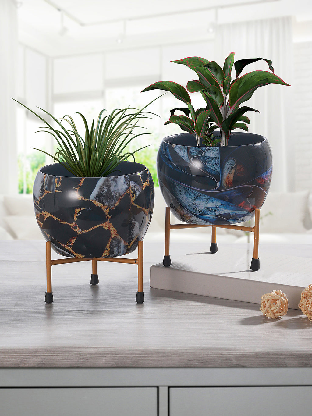 Paradise Finesse Planter - Set Of Two